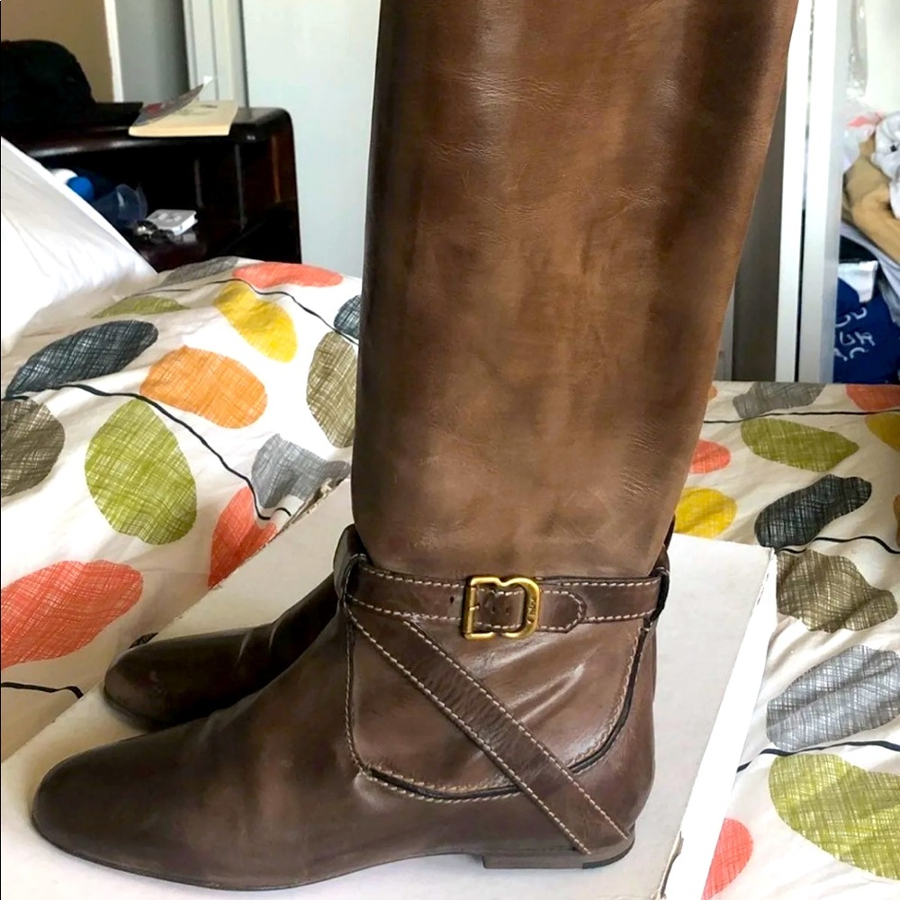 Chloe Saturina Calf Boot 40 Mousse